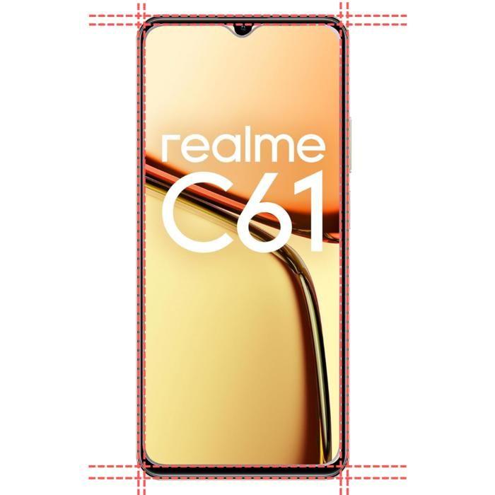 Verre Trempé - Phonillico® - Realme C61 - Pack de 2 - Résistant aux rayures - Protection écran