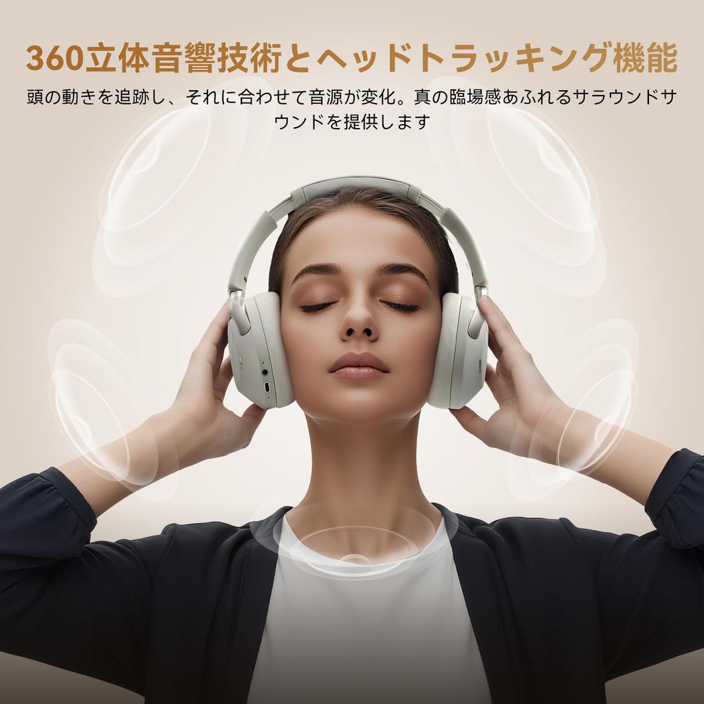 HAYLOU S40 Wireless Bluetooth Noise Spatial Low Wireless and Up to 90 Hours of Music Comfortable Supports Two Devices App Includes for and Instruction