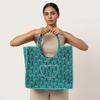 Shoulder Bag Usalover925 Floral Quilted Cotton Block Print Shoulder Bag 10