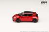 HobbyJAPAN HJ64 Scale Toyota GR Yaris RZ High Performance 2024 Emotional Red II Finished Model HJ641087R 1/64