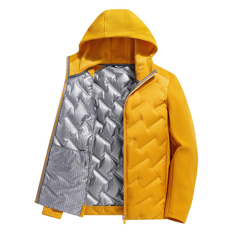 Men's & Women's Hooded Graphene Down Jacket - 90% Goose Down, Lightweight, Fashionable, Warm, Casual Couple Style for Autumn/Winter