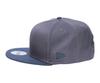 9FIFTY BASIC FREE Snapback Cap with Logo Navy [New Era] (Adjustable Size) - Graphite/Deep [Used]