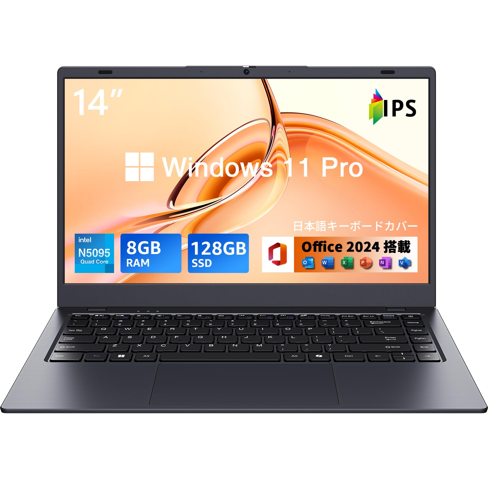

UOWAMOU Laptop with Office N5095 and Slim Windows 11 up to IPS 8GB 128GB USB USB HDMI for Students 2024, Processor, 14-inch, 1.3kg Ultra-Lightweight