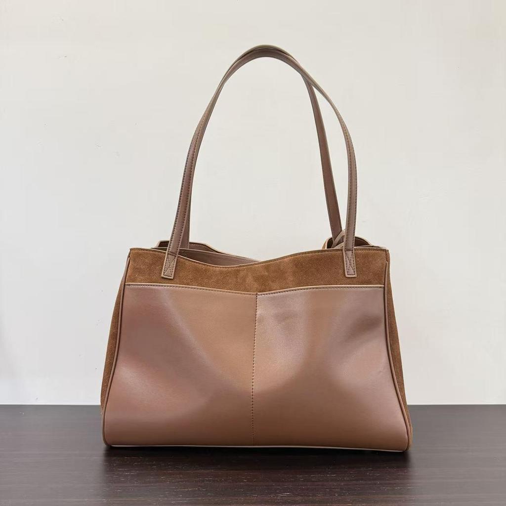 B's Trendy Frosted Genuine Leather Shoulder & Crossbody Bag for Autumn/Winter