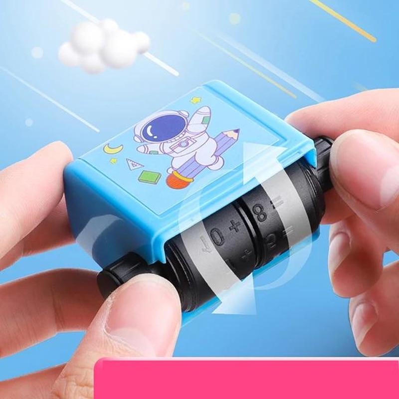 Math Roller Stamp Addition Subtraction Practice Primary School Mental Arithmetic Exercise