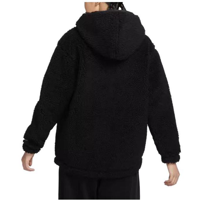 Nike Sportkleding Fluweelachtig Gevoel Jas Dames Zwart FB8696-010