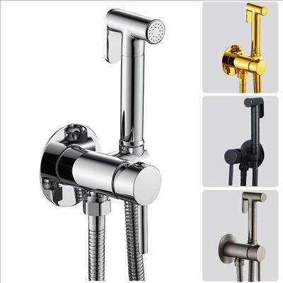 Messing Handbrause WC Bidet Sprayer Hygienische Dusche Armatur Heiß- und Kaltwasser Tragbare Bidet-Sprühpistole