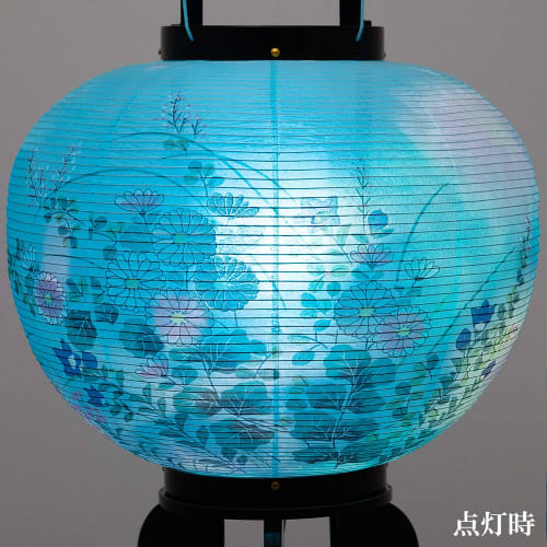 Buddhist Altar Shop Takita Shoten [Bon Festival Lanterns] Bon Festival Lantern, Rotating Lantern, No. 10 "Kamakura" 2601 Height 79cm X Firebox Diame