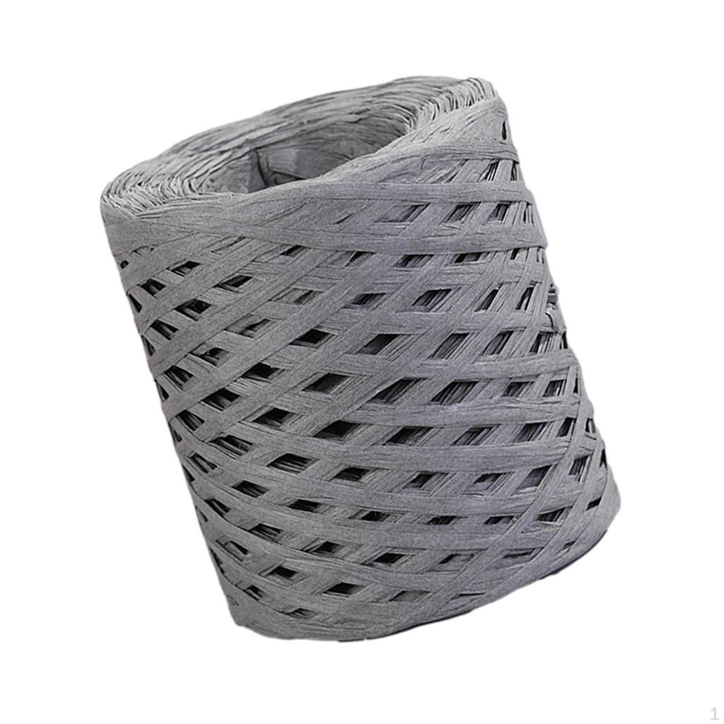 Διακόσμηση χάρτινη κορδέλα Raffia 200M/Roll Ανακυκλώσιμη ανθεκτική για ύφανση συσκευασίας δώρου Ημέρα του Αγίου Βαλεντίνου