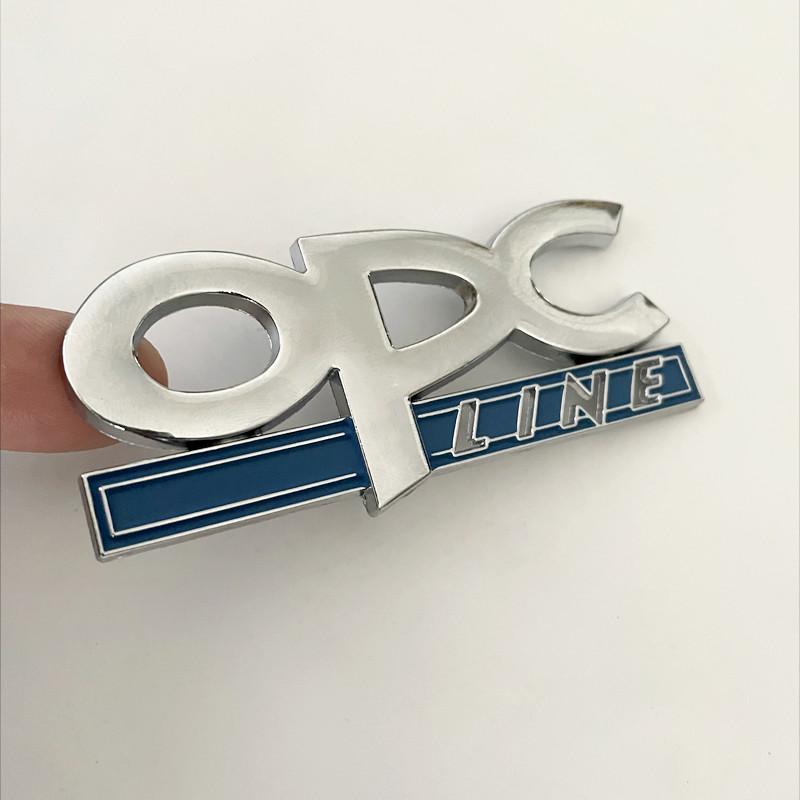 3D Metal OPC Logo Car Fender Emblem Trunk Badge For Opel Insignia Corsa E Astra H J D Zafira Vectra OPC Line Sticker Accessories