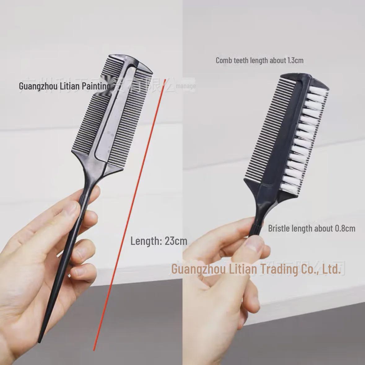 

Тонкая расческа для современных танцев для спортивных и латиноамериканских танцев Standard Latin Dance Comb чёрный