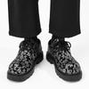 Men Casual Shoes Lace Up British Style Oxfords Print Design High Quality Derby Shoe Fashion Comfortable Outdoor Shoes Male 39-44