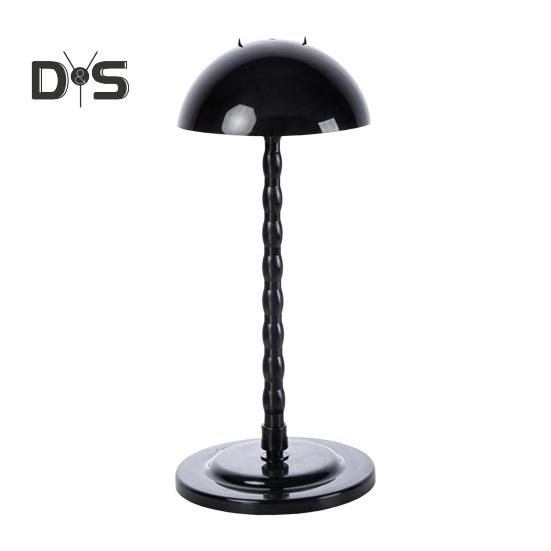 

Грибная подставка для парика, регулируемая по высоте, простая сборка, портативный держатель для головы парика, инструменты, многофункциональная стойка для показа шляп чёрный