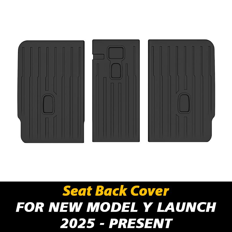 For New Tesla Model Y Launch 2025+ Juniper TPE Floor Mats & Cargo Liner All Weather Trunk Mats Floor Liner Seat Backrest Mats