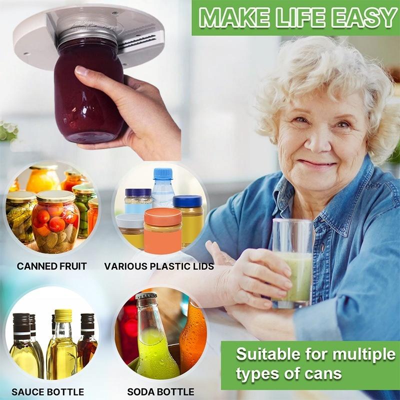 Kitchen Jar Opener Effort-Saving & Non-Slip Reusable Design