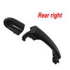 Front Left/Right Side Car Outside Door Handle with Keyhole Black for Kia Sportage 2005 2006 2007-2010 82651-1F010 82661-1F010