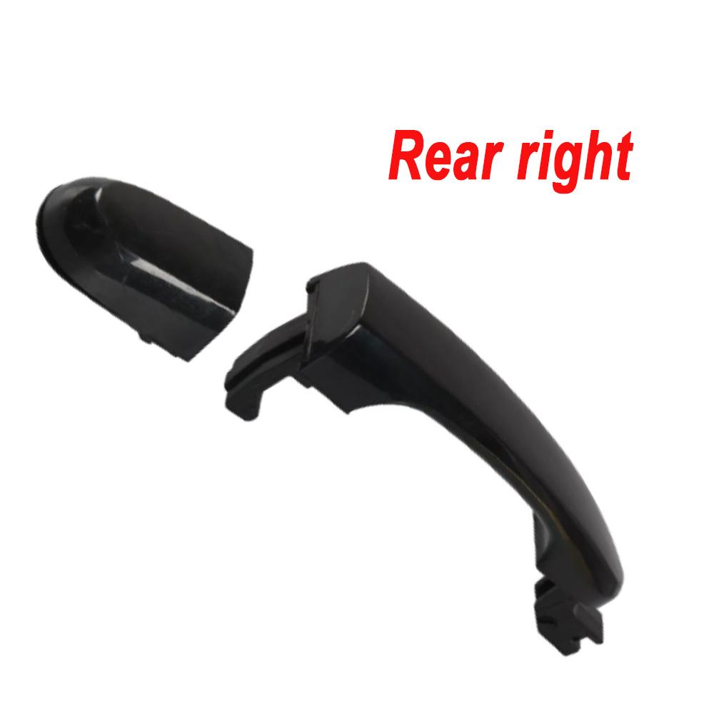 Front Left/Right Side Car Outside Door Handle with Keyhole Black for Kia Sportage 2005 2006 2007-2010 82651-1F010 82661-1F010