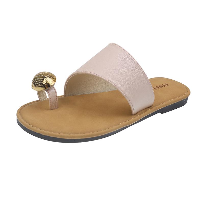 Fashion Flats Women Clip Toe Slippers Summer Casual Shoes Fashion Woman Sandals 2025 New Trend Brand Walking Cozy Beach Zapatillas Mujer