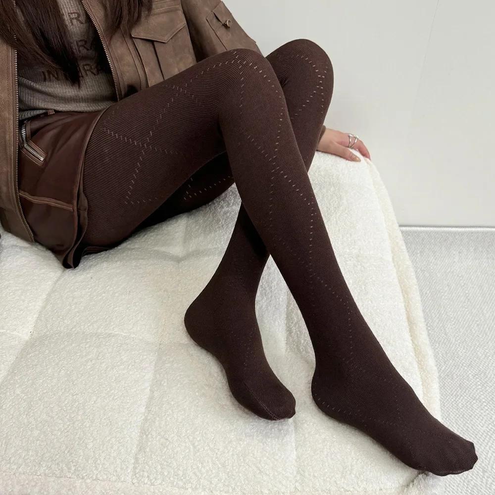 Autumn Winter Women Stockings Elastic Pantyhose Female Warm Tights Cotton Sexy Lingerie Undies Underwear Socks Thermal Tights