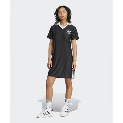 3s Pinstripe Dress   Black Ix5510