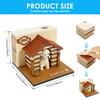 3D Tear Away Calendar Paper Carving Art Memo Pad Notepad Desk Calendar 2026 for Office Home Desktop Decoration Gift Christmas