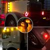 LED Red 10X Amber Clearance Lights Marker Side Lamp Truck Trailer Caravan 12 24V