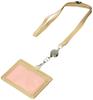 Sekisei Reel ID Card Bell Holder, Gold, Post, BP-5703-43