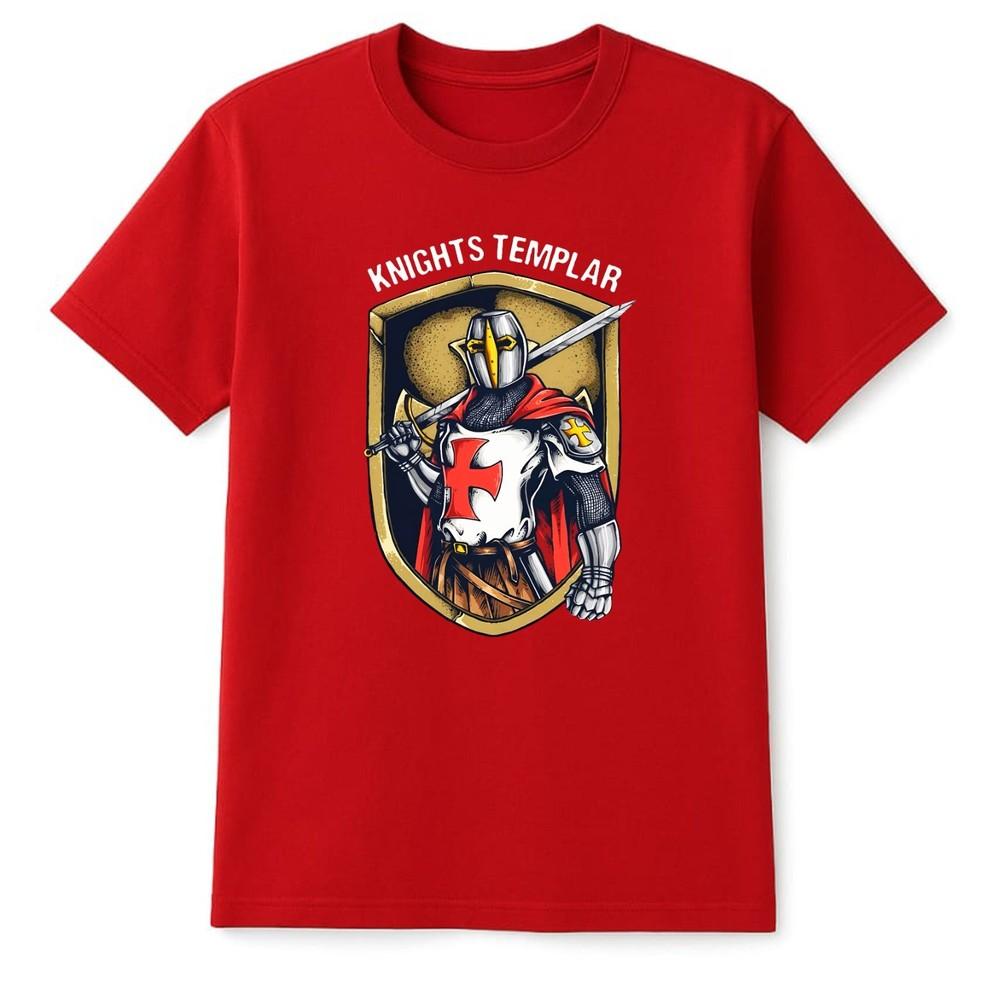 Knights Templar TShirt Unisexs Christian Christianity Teutonic Crusader Tee Top S