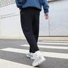 Li Ning Solid Color Logo Embroidered Straight Leg Casual Pants Women Bottoms Black AKLRA16-1