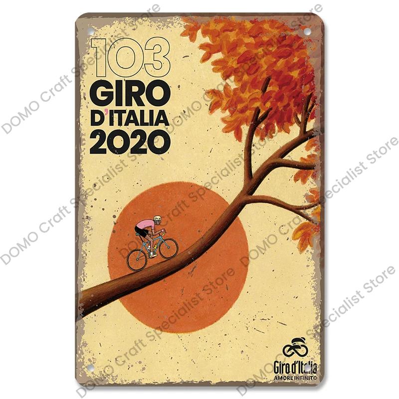 

Велосипедная табличка, металлическая жестяная вывеска, велосипедные гонки, винтажный металлический плакат, настенный художественный декор для велосипедного клуба, гаража, человека, пещеры 20X30CM