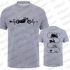 Men T-Shirt Motorcycles Evolution ECG Graphic Y2k Tops Funny Hip Hop Streetwear Two-sided Short Sleeve Tees Oversized Clothing