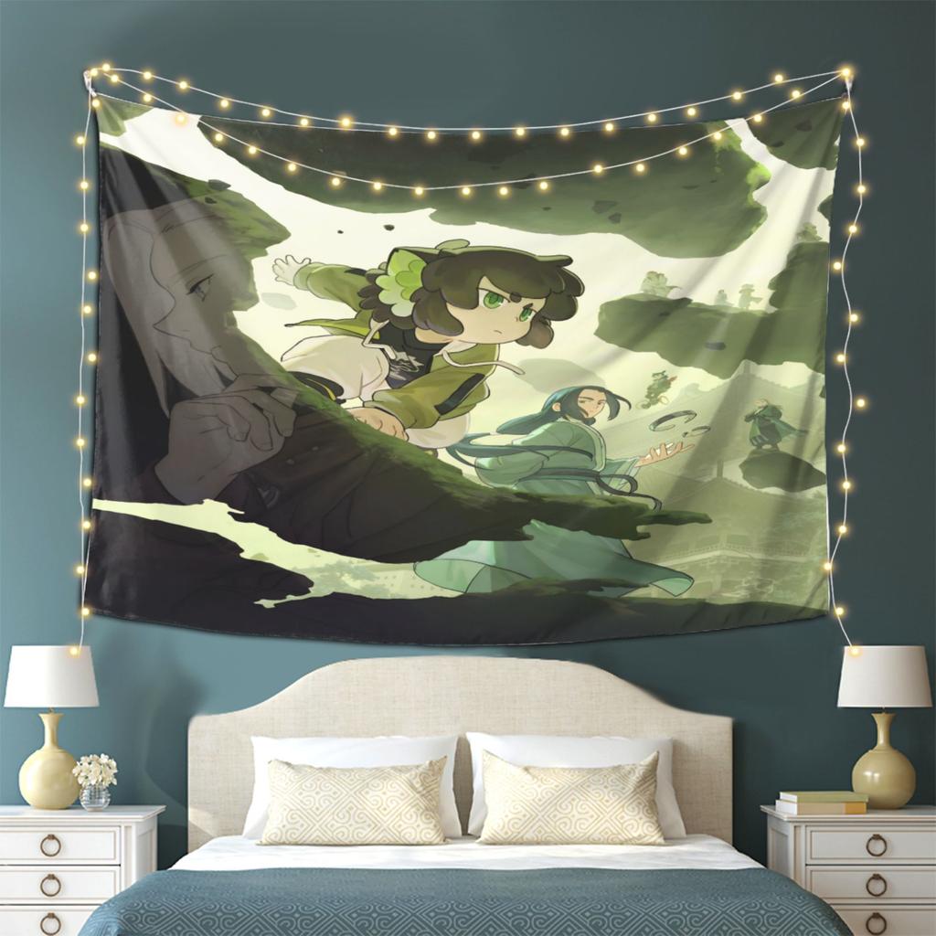 Luxury Horizontal Tapestry Wall Hanging - Soft Skin Fabric Suitable for Bedrooms, Living Room, Office Decor | Elegant Themed Wall Hanging Suitable for