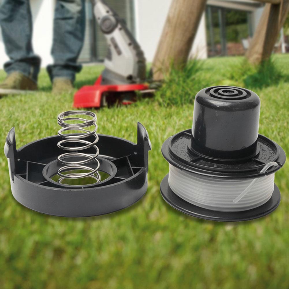 Replacement Spool with Cap Spring Replacement Weed Eater Spool for Black and Decker ST4500 ST5000 GE600 ST6800 for Black Decker