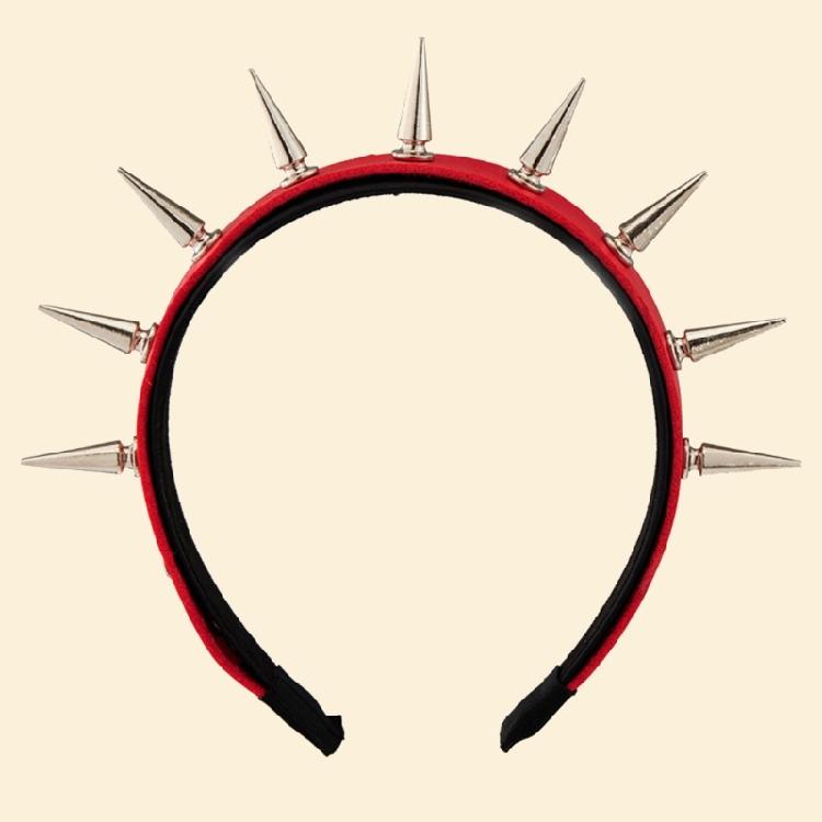 Rivets Headband Punk Headbands Rock Headwear Gothic Leather Hair Hoop Steampunk Rivets Hair Band Hairpieces for Party