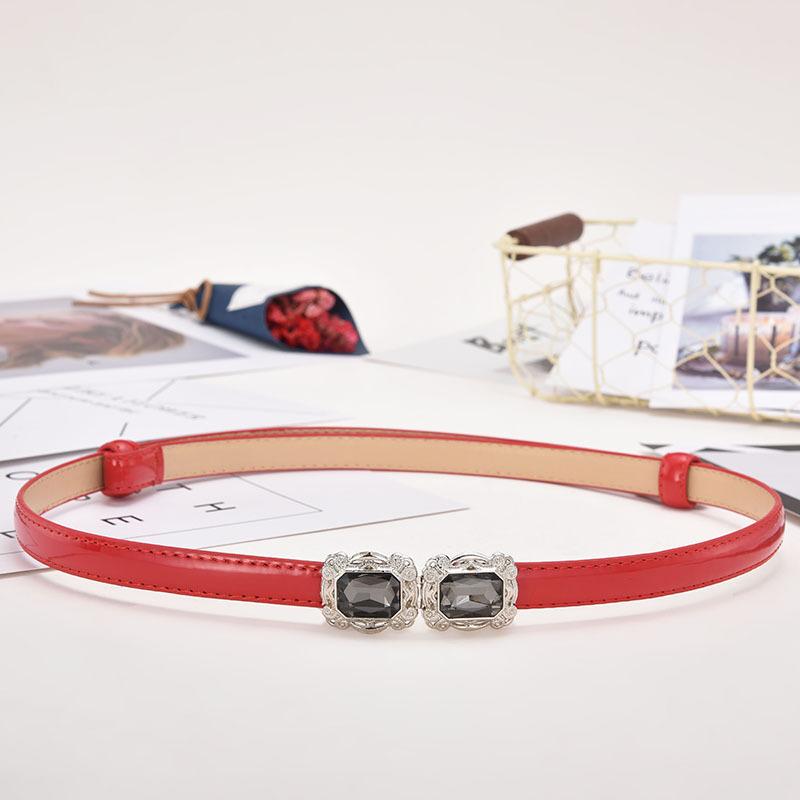 Belt Ladies Decorative Belt, Sweet Rhinestone Belt, Butterfly Pair Buckle With Belt Women