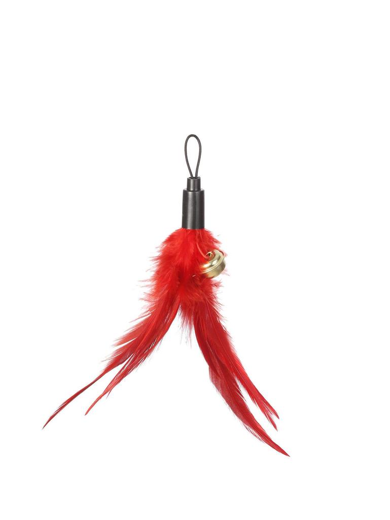 Cat Teaser Stick Replacement Feather Heads - Chicken & Feather Options