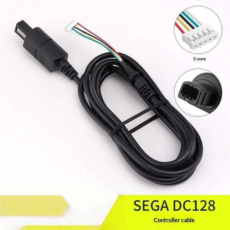 Cable For Sega Dreamcast Dc128 Gamepad Extentsion Cord Game Console Controller Connection Wire For Joystick Replacement Cable A2