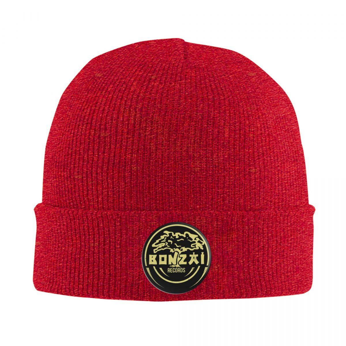 

Bonzai Records Warm Knitted Cap Fashion Bonnet Hat Autumn Winter Outdoor Beanies Hats for Men Women Adult One Size