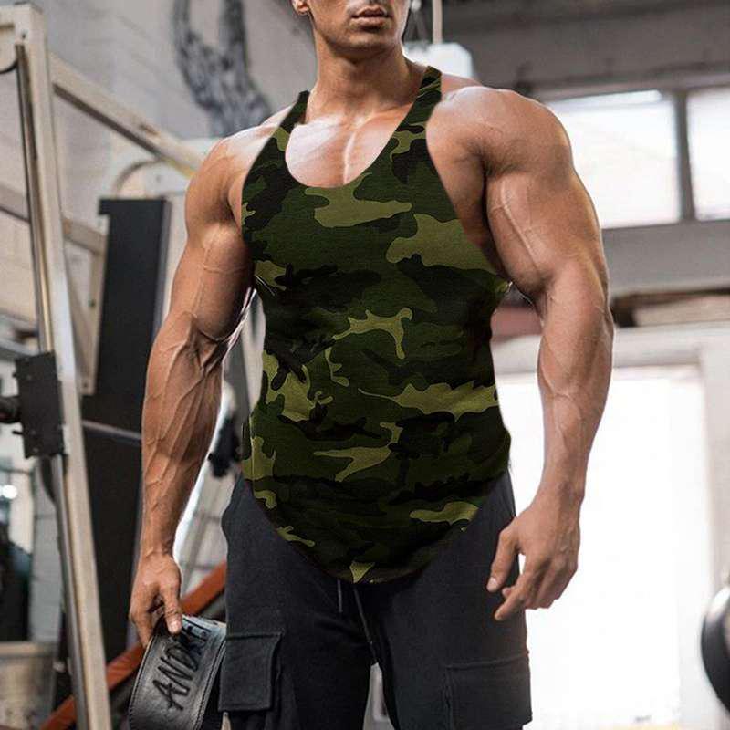 Rrive Men Printed Sleeveless Breathable Athletic Camouflage T-Shirt Blouse Tank Top Rrive Men Printed Sleeveless Breathable Athletic Camouflage T-Shirt Blouse Tank Top