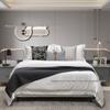 Model Room Wabi-Sabi Cream Bedding Collection: Soft, Upholstered & Matching