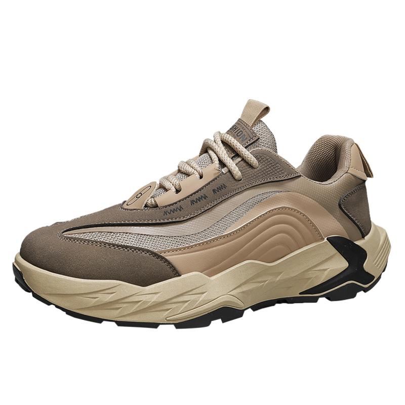 Thick Bottom Casual Men's Shoes New Model Korean Trend Versatile Old Fashioned Trendy Bottom Shock Absorption Comfortable Sports