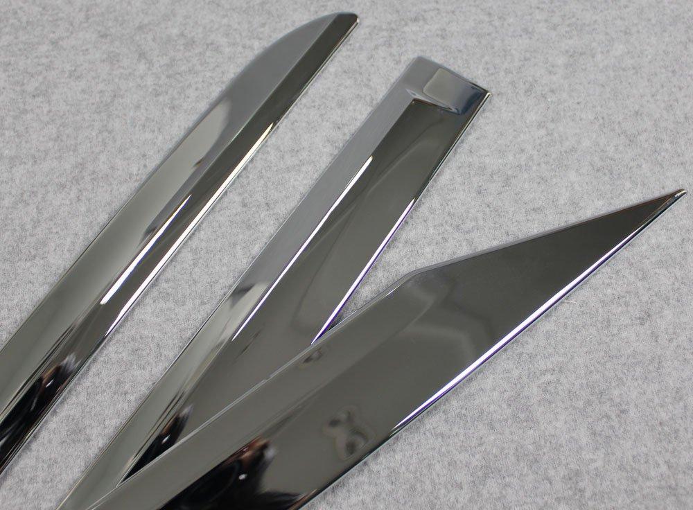 RUIQ Toyota New Prius PHV Exclusive Exterior Chrome Plated Side Door Under Moulding Exclusively Designed for TOYOTA PRIUS PHV 52 Series (ZVW52)