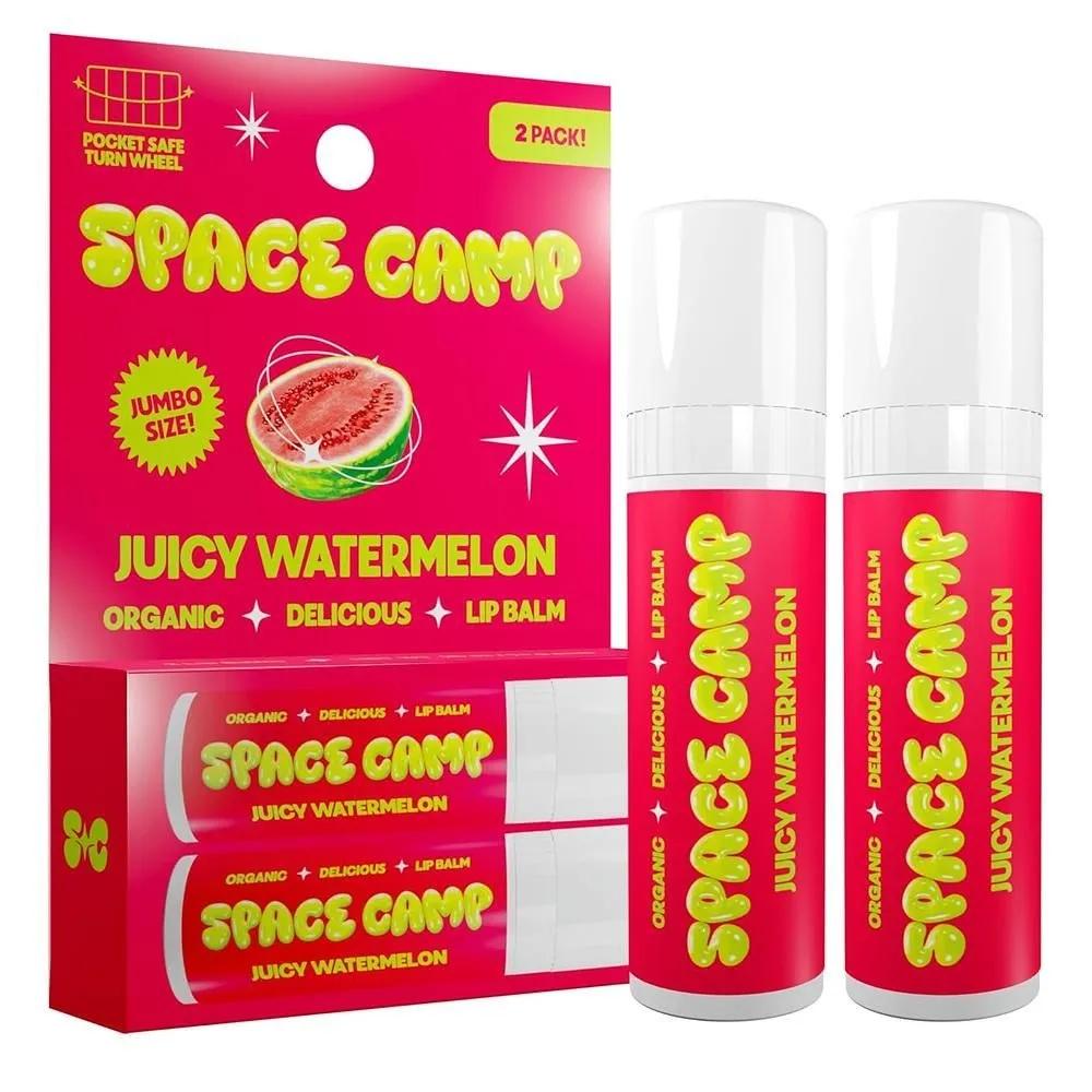 Space Camp Lip Balm 2-Pack Juicy Watermelon Space Camp Wellness Jumbo Lip Balm - Juicy Watermelon