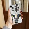 Cute cow transparent phone case suitable for iPhone 17 16 15 14 13 12 11 Pro/Max/Plus anti drop and shockproof back cover