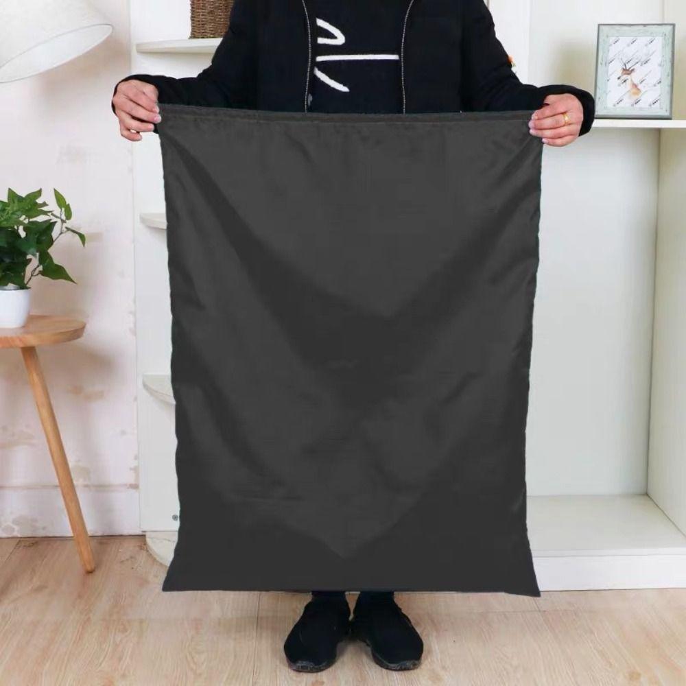 Portable Waterproof Drawstring Sack Oxford Cloth Large Capacity Clothes Storage Bag Reusable Super Large Laundry Bags