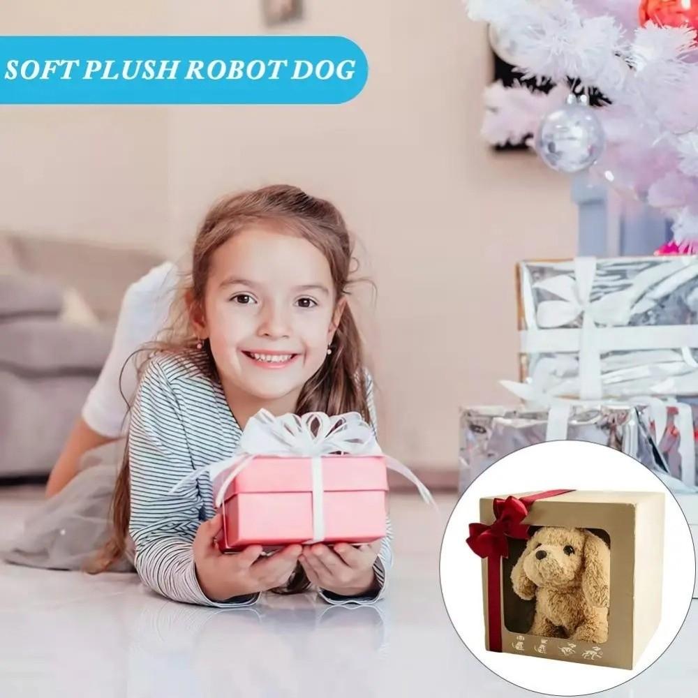Plush Simulated Puppy Walking Interactive Robotic Pet Fashion Robot Puppy Kids Toy