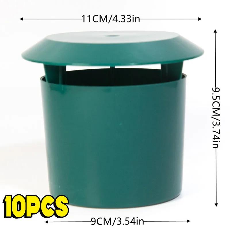 Beer Slug Snail Traps Plastic Snail Trapper Reusable Snails Catcher Slug House for Garden Farm