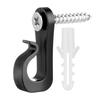 Christmas Light Hooks Plant Cabinet Ceiling Hook Stainless Steel Screw Hook for String Lights Garden Decor Keys
