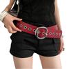 Retro Wide Belt Versatile Needle Buckle Belt Y2K PU Leather Belt  for Women