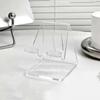 Desktop Lazy Stand Tablet Holder Acrylic Transparent Phone Stand For iPhone 16 15 14 13 Xiaomi Huawei iPad Tablet Phone Bracket